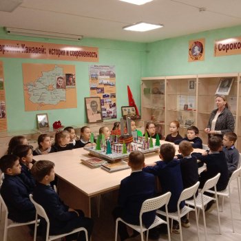 О защитниках Отечества узнали в музее