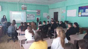 Встреча ребят с инспектором по пропаганде БДД