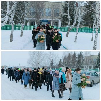 "Память поколений" - Возложение цветов
