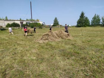Работа трудовой ремонтной бригады