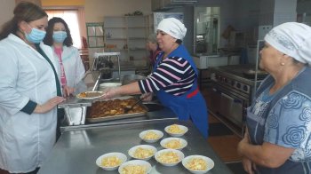 Ознакомились с условиями и качеством питания