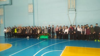 Линейка, посвящённая Дню защитников Отечества